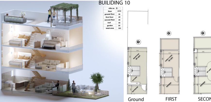 Townhouse For Sale In Holidays Park Resort, Hurghada