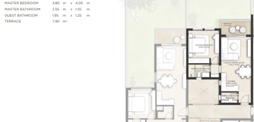 A One-Bedroom Apartment For Sale in Makadina